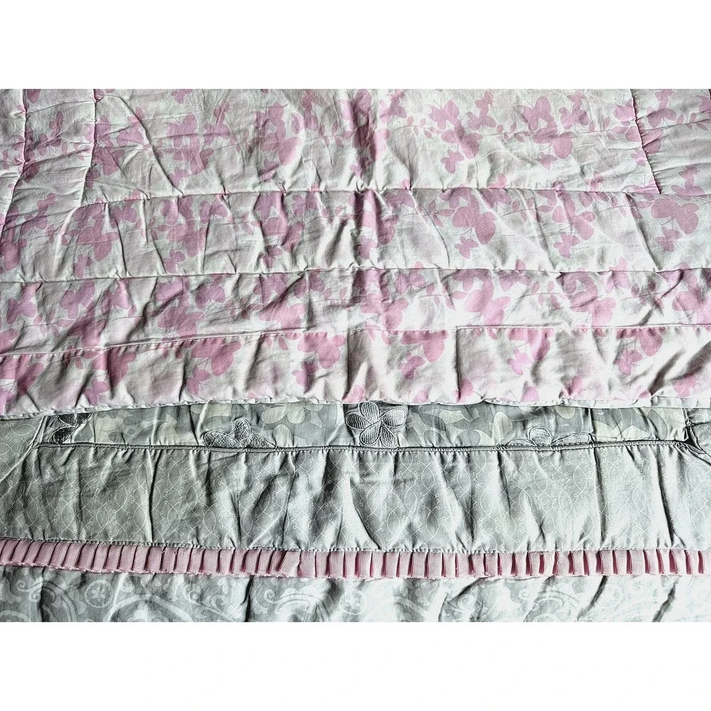 Just Born Song Bird Spring Garden Floral‎ Embroidered Baby Crib Comforter